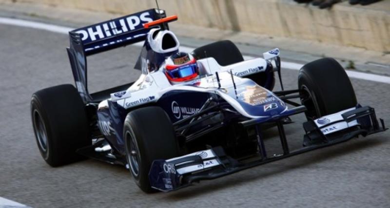  - La Williams FW32 entre en piste