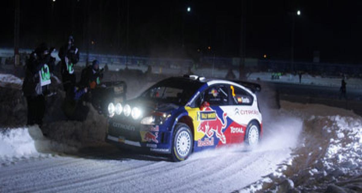 WRC Suède : Citroën se prend les roues dans la neige