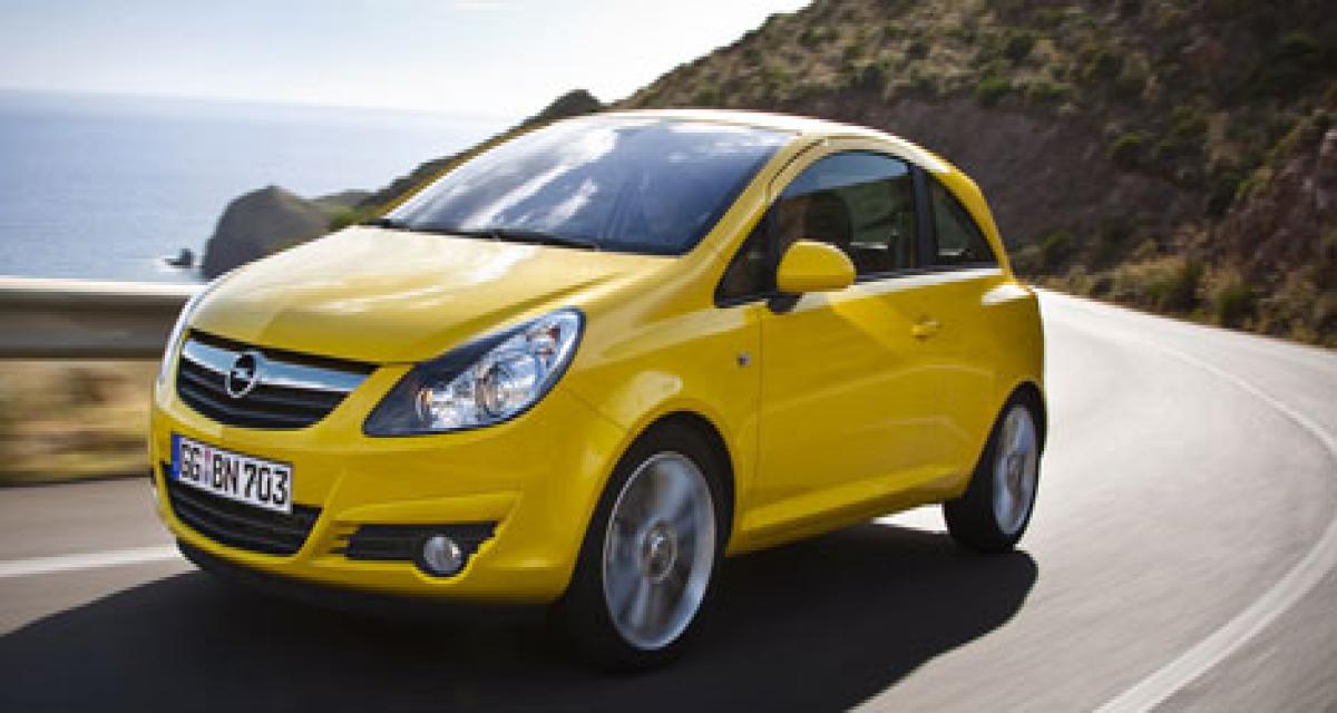 Opel Corsa, retouches mécaniques