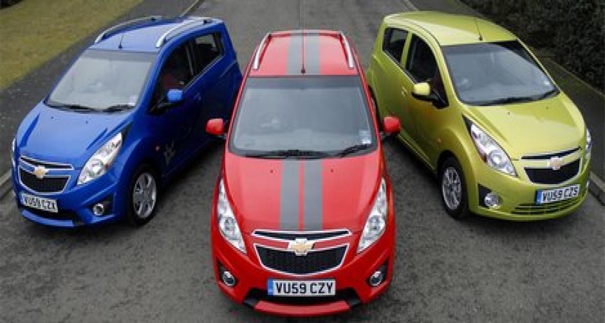 Chevrolet Spark Tags : personnalisation outre-Manche