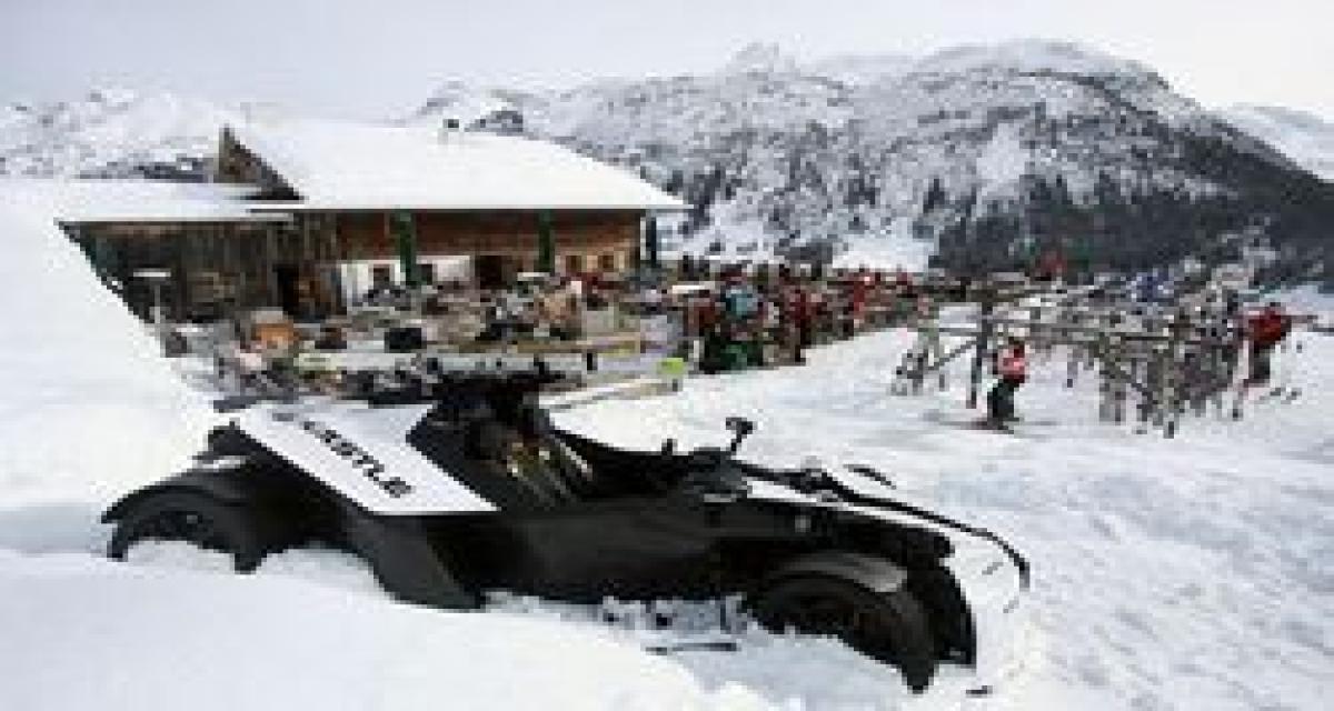 La KTM X-Bow aux sports d'hiver