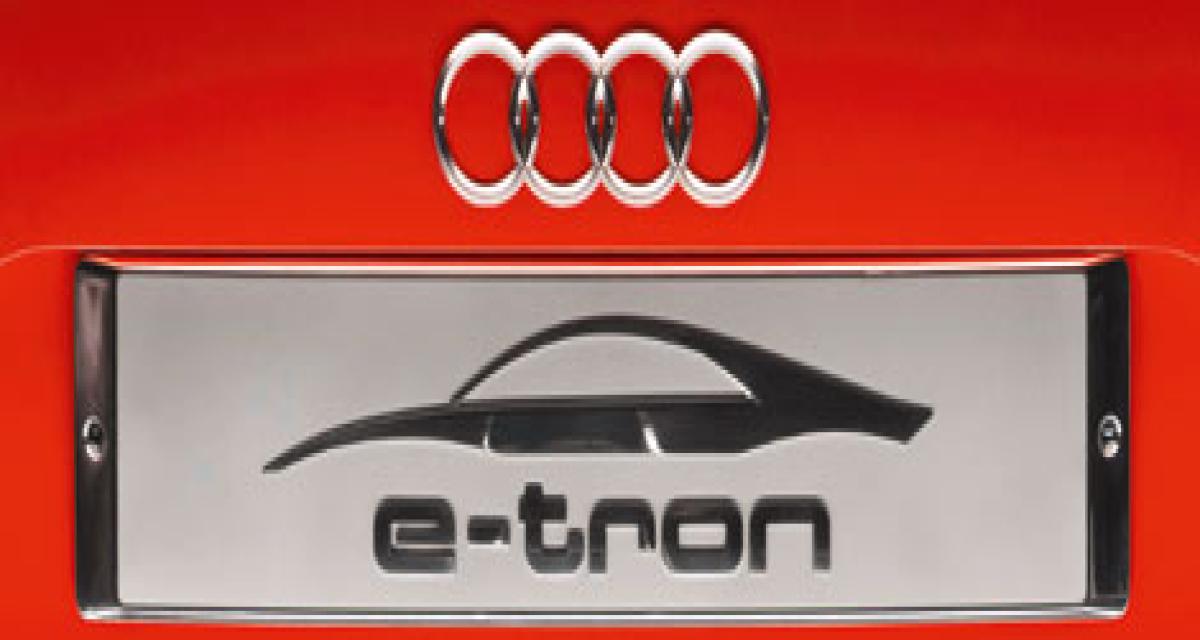Audi crée sa division e-Tron