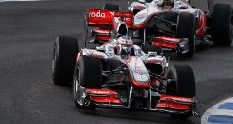  - F1 : la première grille de départ de la saison 2010