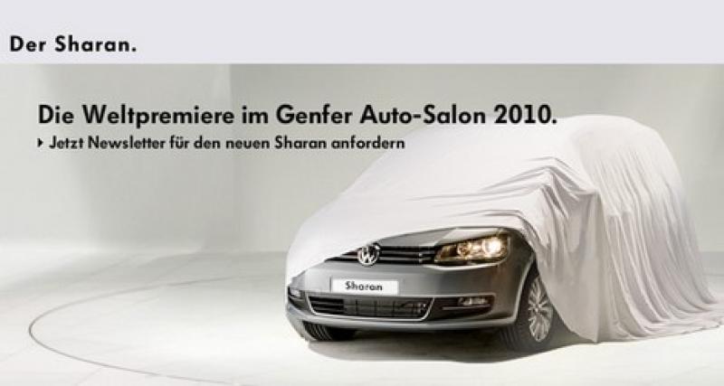  - Teaser: le nouveau Volkswagen Sharan