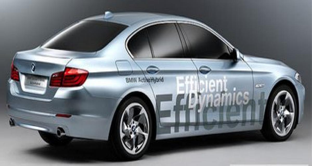 Genève 2010 : la BMW Série 5 ActiveHybrid concept se rapproche