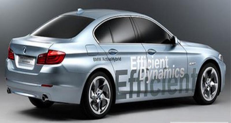  - Genève 2010 : la BMW Série 5 ActiveHybrid concept se rapproche