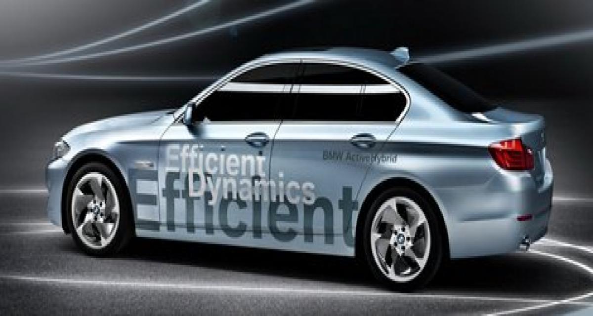 Genève 2010 : BMW Serie 5 ActiveHybrid en vidéo