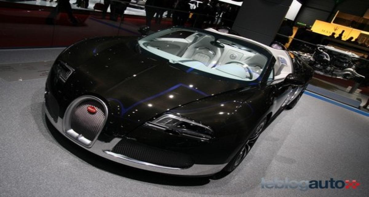 Genève 2010 Live: Bugatti Veyron Grand Sport Grey Carbon