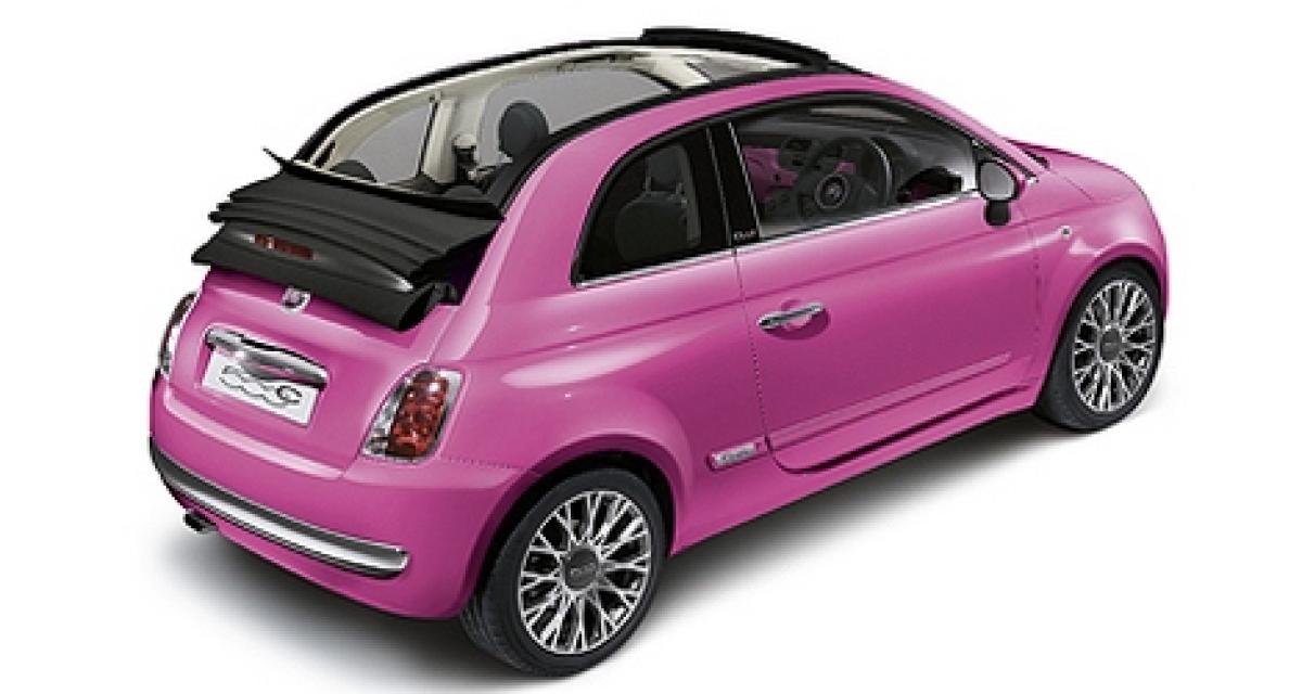 La Fiat 500 Pink version découvrable