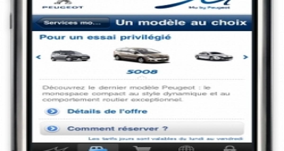 Mu by Peugeot désormais en application iPhone