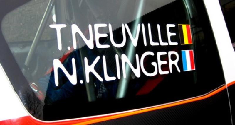  - Thierry Neuville et Nicolas Klinger en IRC cette saison 