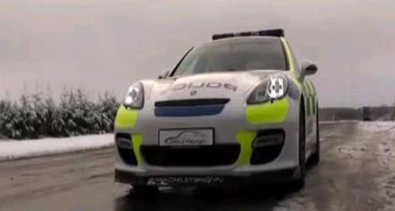  - La Porsche Panamera par Oakley Design version police