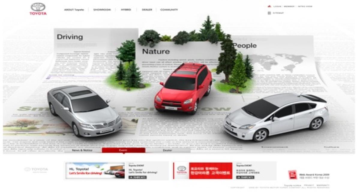 Toyota fête ses dix ans de Corée