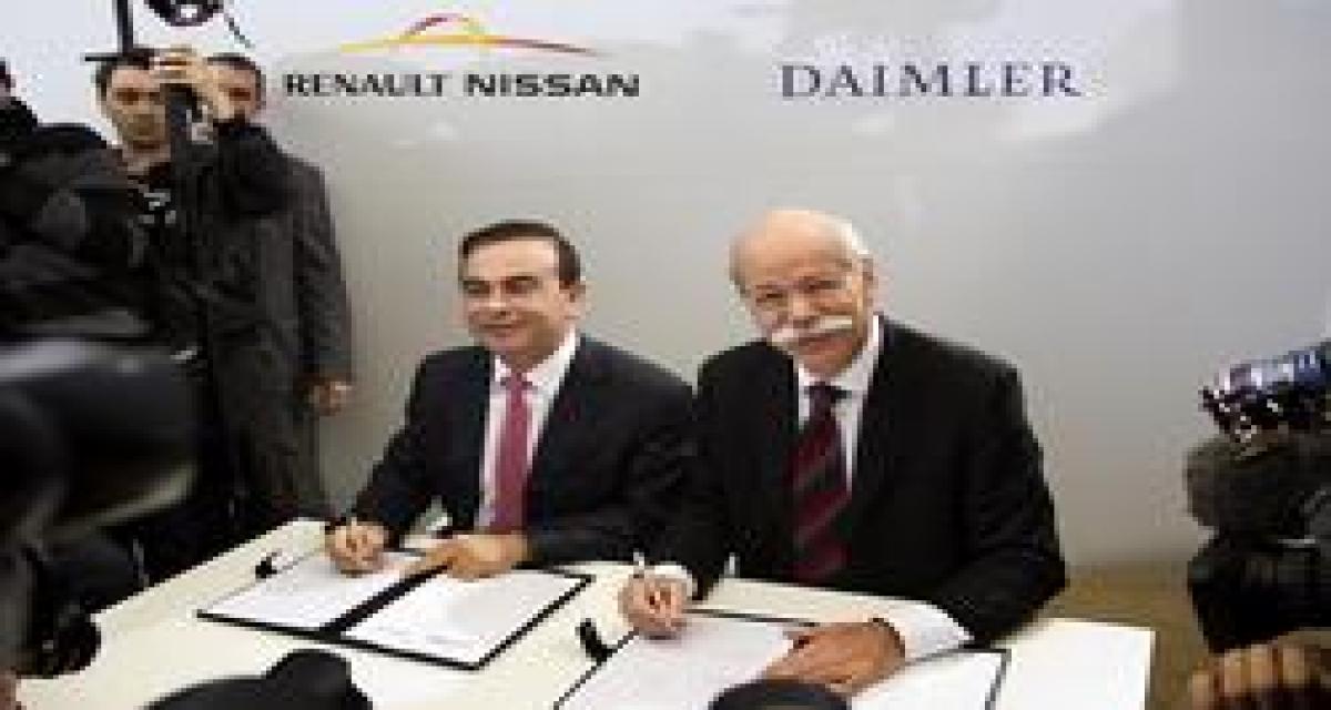 Renault/Nissan/Daimler : la prise de participations croisées simultanées conclue