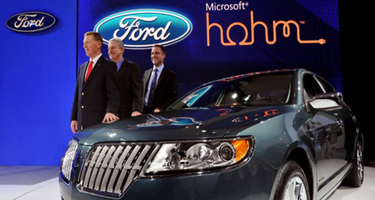 Ford rejoint Microsoft Hohm 