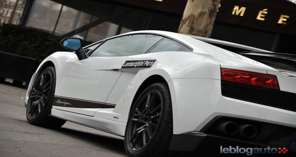 Lamborghini Gallardo lp570-4 Superleggera: La voici à Paris