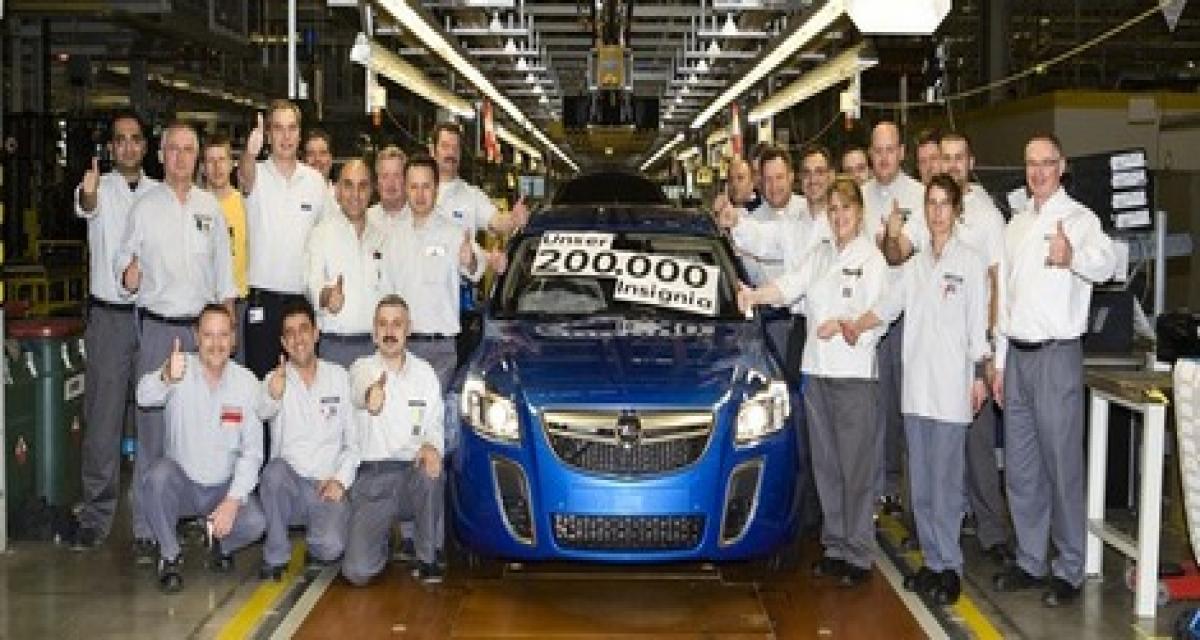 200 000 Opel Insignia produites
