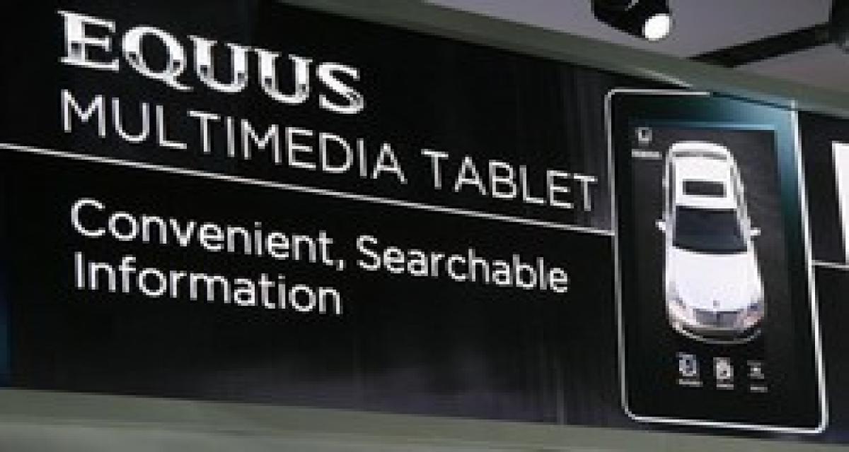 Hyundai Equus : un iPad à la place du manuel d'utilisation