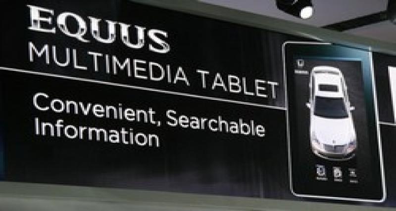  - Hyundai Equus : un iPad à la place du manuel d'utilisation