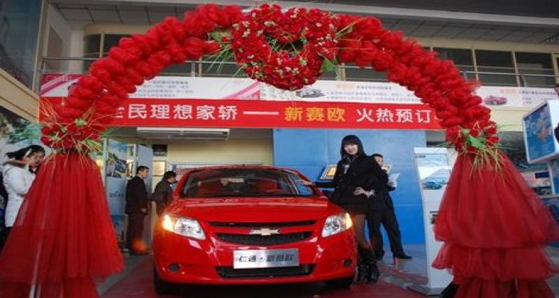  - GM: plus de ventes en Chine qu'aux Etats-Unis