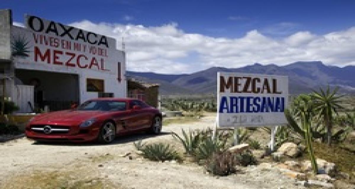 Vidéos : les 300SL et SLS AMG au Mexique