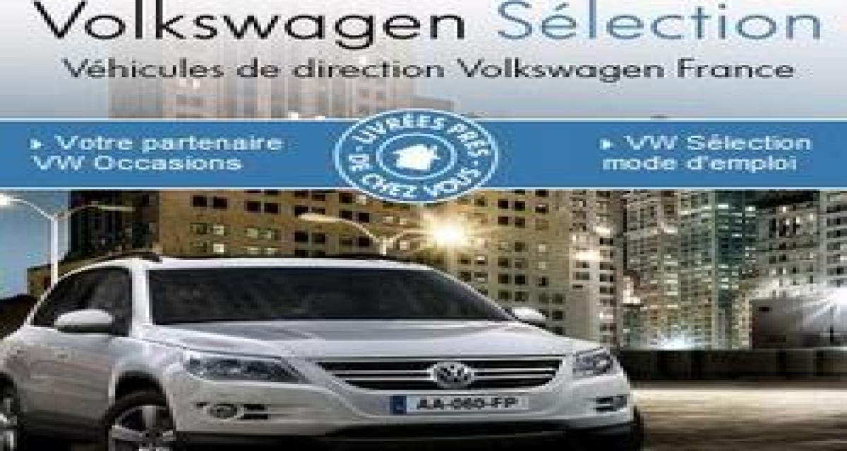 Volkswagen Sélection : les V.O de la direction mis en vente en ligne par la marque