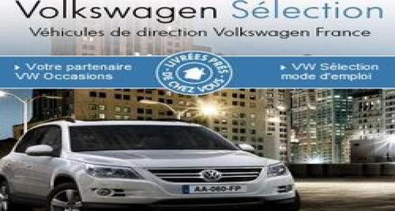  - Volkswagen Sélection : les V.O de la direction mis en vente en ligne par la marque