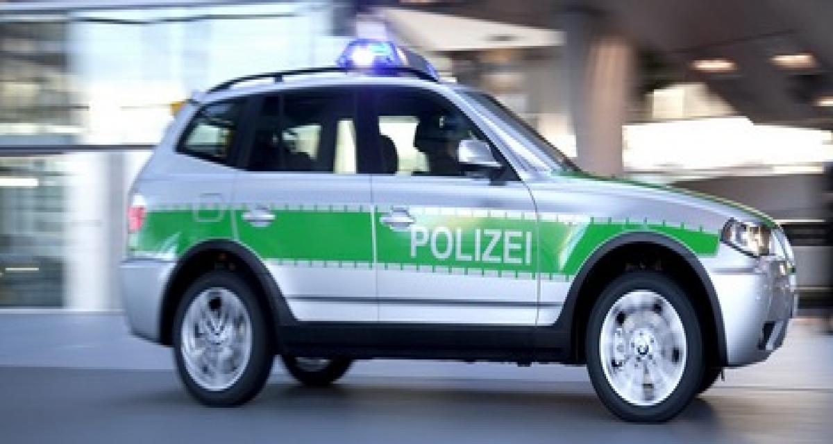 La police bavaroise teste le BMW X3