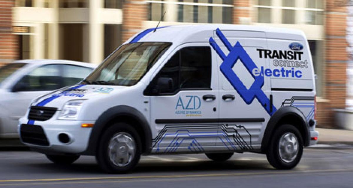 Ford confirme le Transit Connect électrique pour l'Europe, avec Azure Dynamics
