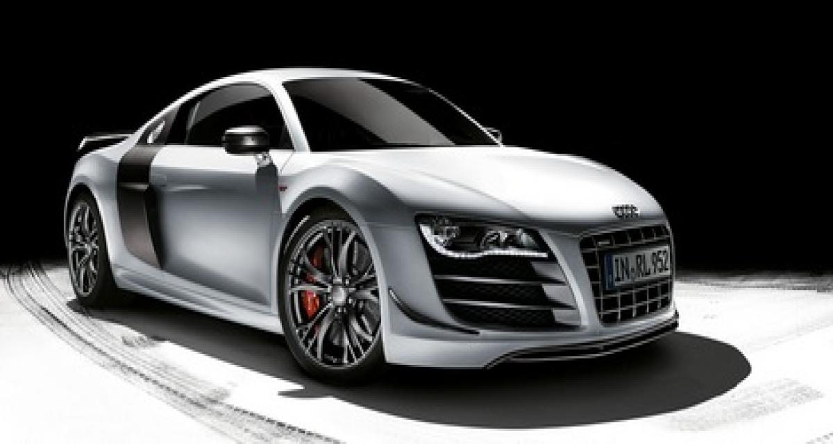 Plaisir visuel : de nouvelles images de l'Audi R8 GT