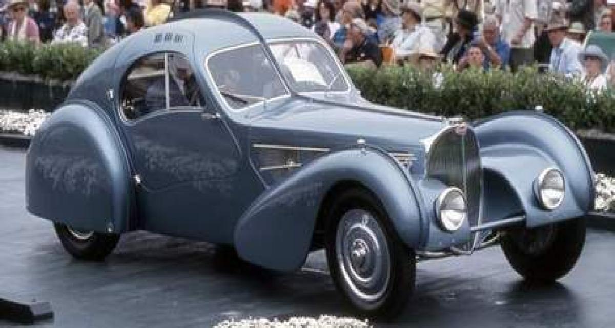 Enchère record : entre 30 et 40 millions de dollars pour une Bugatti Type 57SC Atlantic