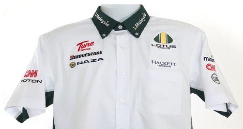  - F1: le merchandising Lotus Racing