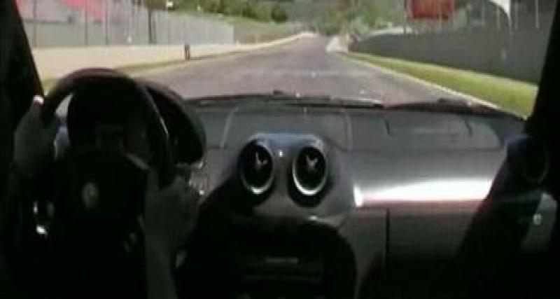  - Vidéo : caméra embarquée dans la 599 GTO