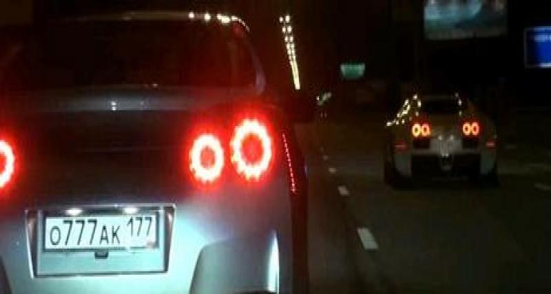  - Teaser vidéo appétissant : Bugatti Veyron Vs Nissan GT-R