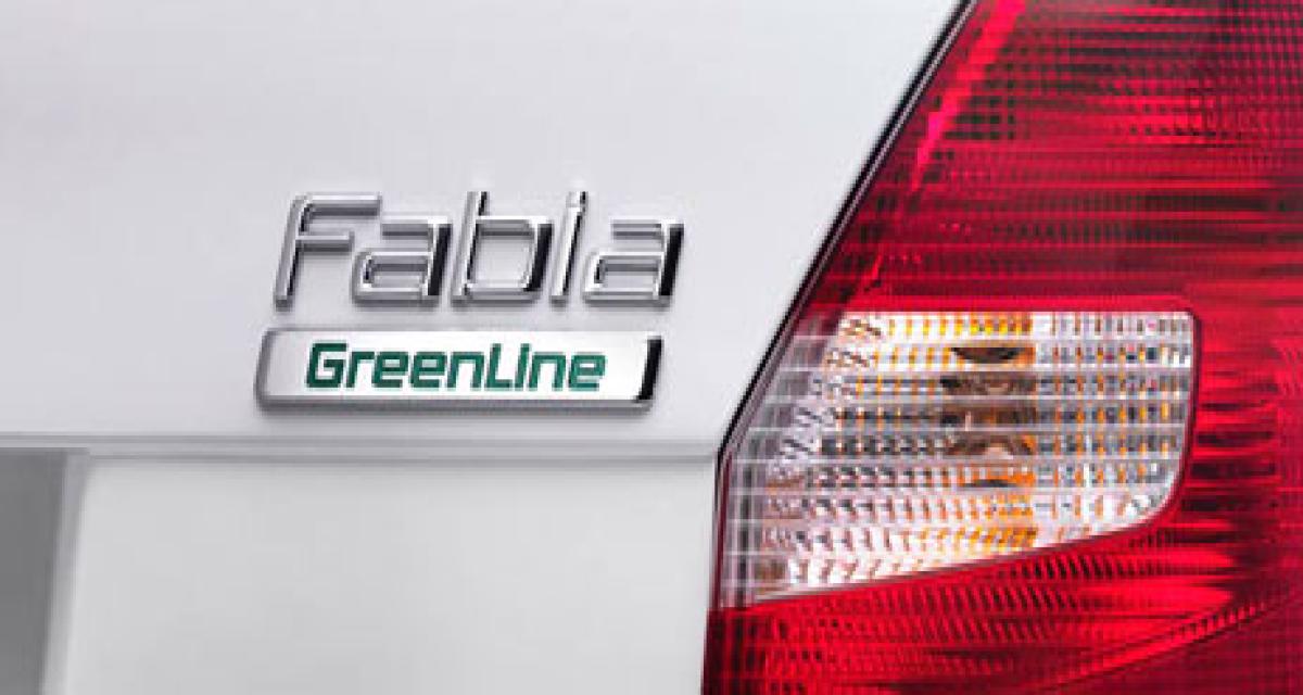 Škoda Fabia et Roomster Greenline 