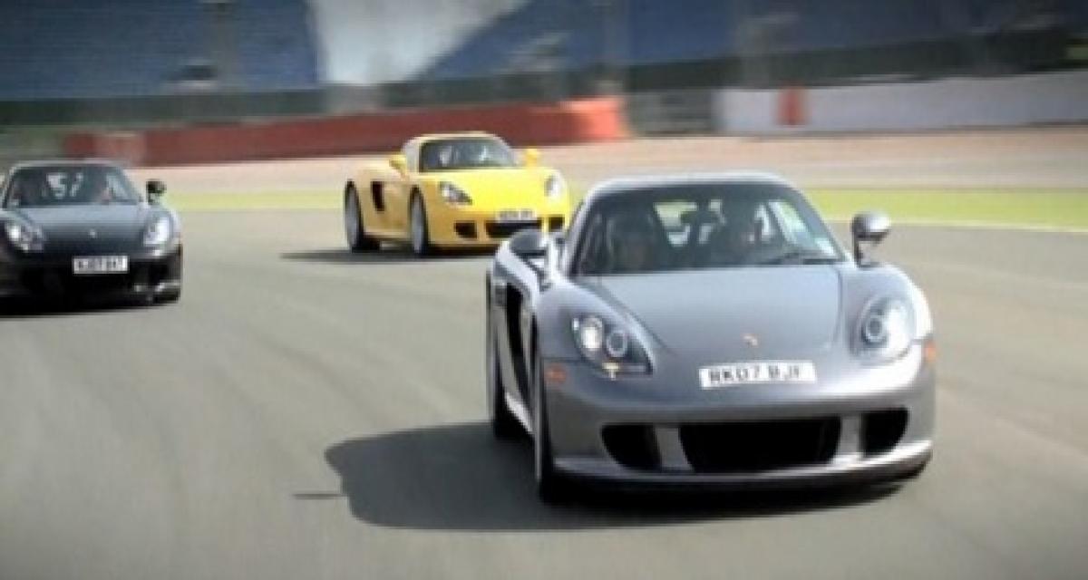 Porsche réunit 15 Carrera GT à Silverstone (bonus vidéos)