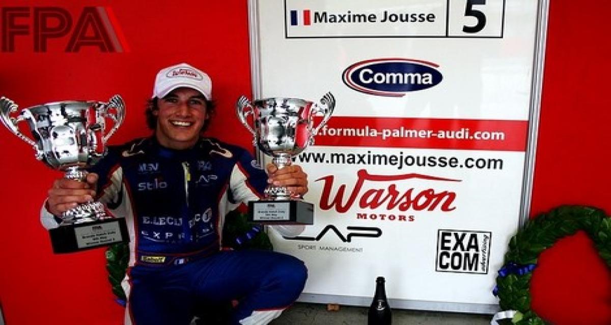 Formule Palmer Audi le succès de Maxime Jousse