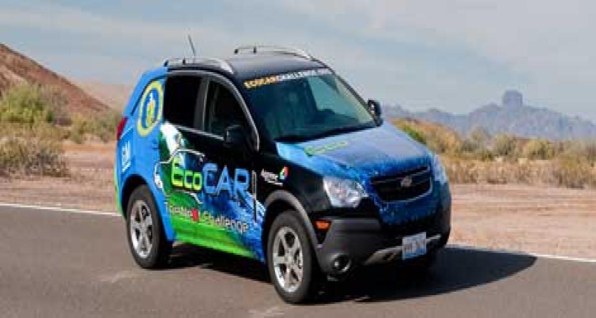 Premiers essais des véhicules du EcoCar Challenge