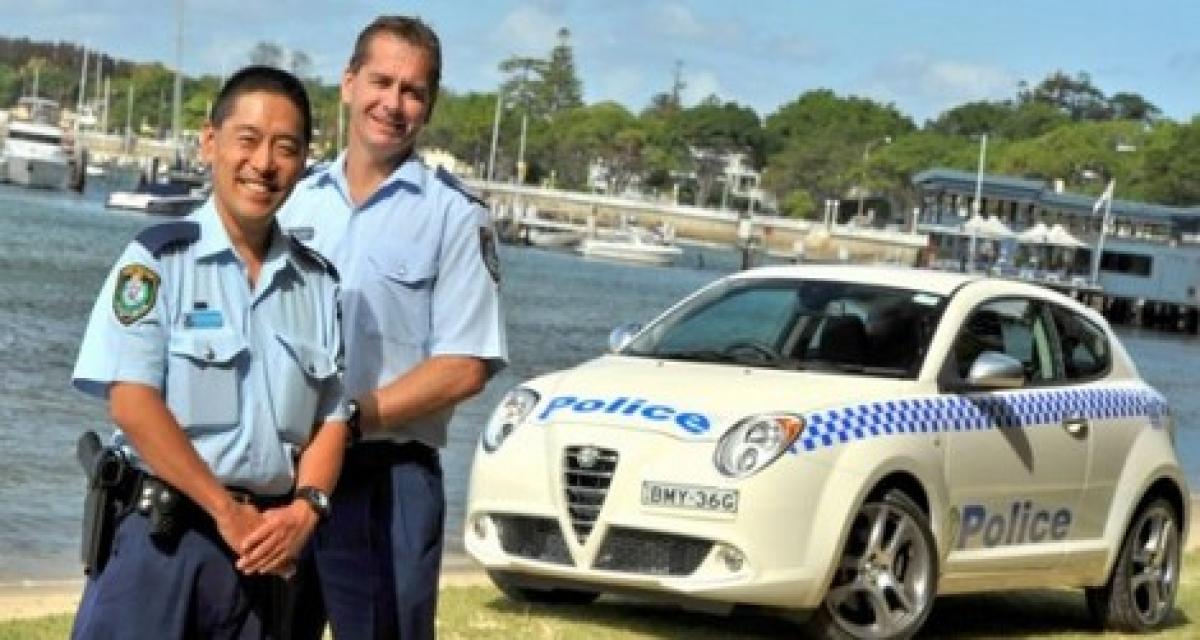 Une MiTo version police en Australie