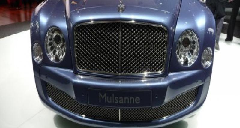  - Bentley Mulsanne : sold out jusqu'en 2012