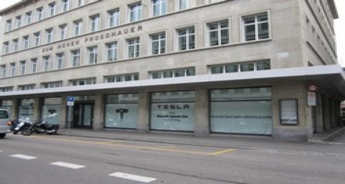 Tesla ouvre boutique à Zurich
