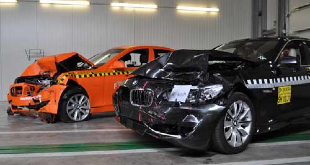 La BMW Série 5 freine au crash-test 