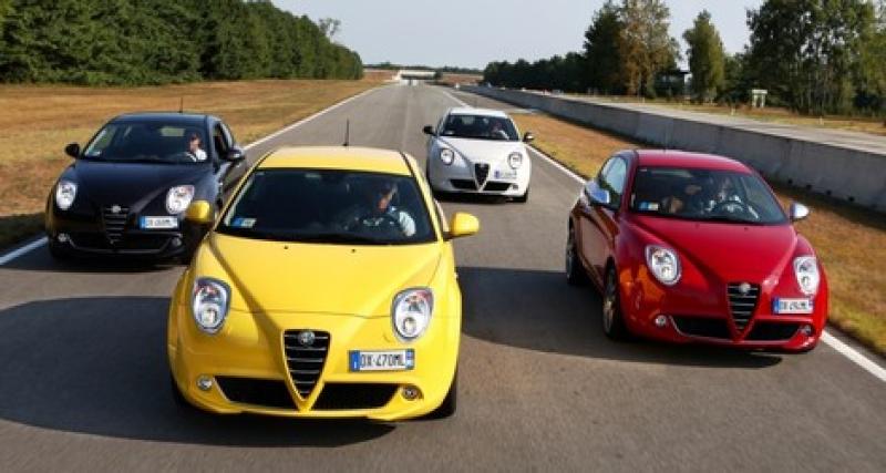  - Alfa Romeo retouche la gamme MiTo
