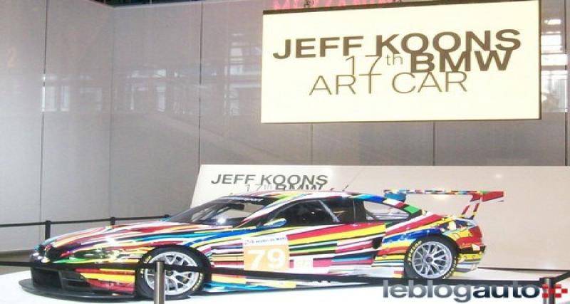  - La BMW M3 GT2 de Jeff Koons "live" à Beaubourg