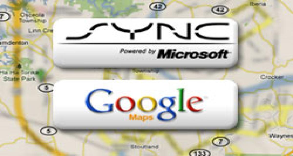 Ford SYNC, programmer sa route depuis Google Maps 