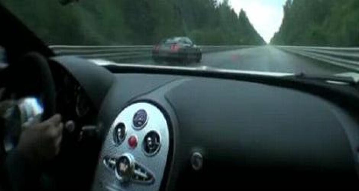 Bugatti Veyron Vs Nissan GT-R : le retour (vidéo)