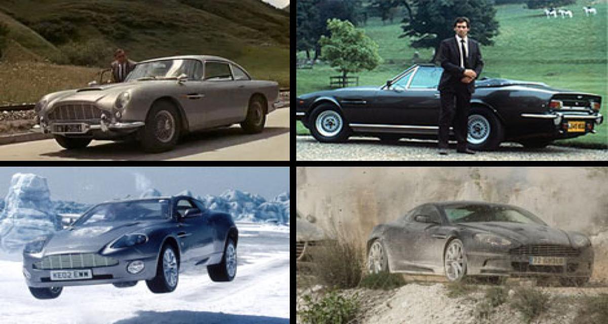 Les Aston Martin de James Bond se réunissent