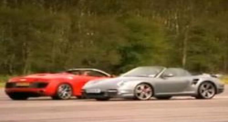  - Vidéo détente : Porsche 911 Turbo Cabriolet Vs Audi R8 Spyder