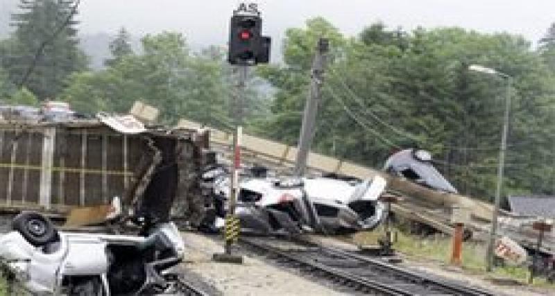  - Accident de train en Autriche : 200 Dacia dans le lot