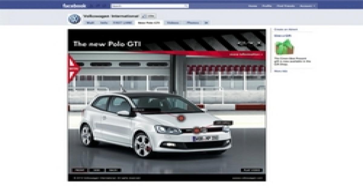 Facebook accueille la VW Polo GTI